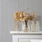 Tempaper Faux Grasscloth Textured Peel and Stick Wallpaper Metallic Sterling Silver